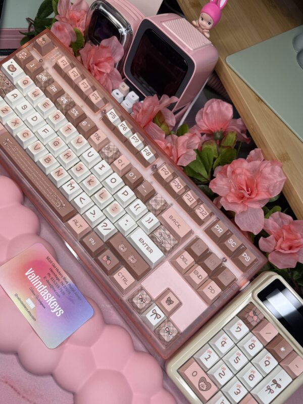 Pink MK870 CMMK - Frosted Pink Base 87 Key - Image 10