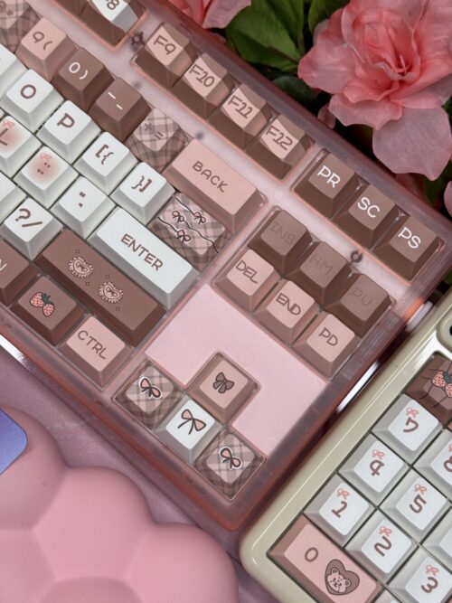 Pink MK870 CMMK - Frosted Pink Base 87 Key - Image 7