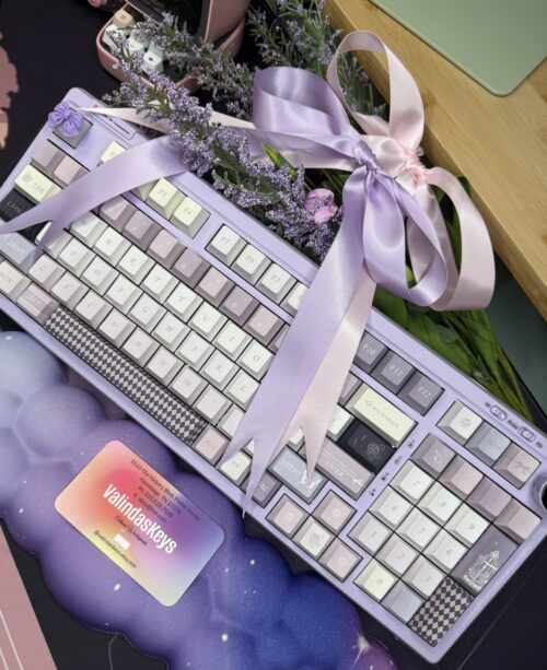 Lavender Keyboard Base RT100 -Pretty Lavender Theme Caps - Image 7