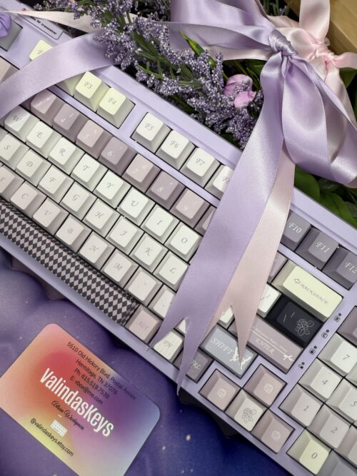 Lavender Keyboard Base RT100 -Pretty Lavender Theme Caps - Image 5