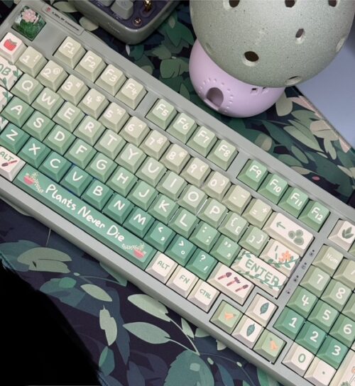 Garden Lovers Keyboard with Garden Keycaps - Image 4