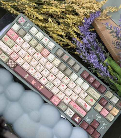 Mushroom Themed Mechanical Keyboard - Modified DROP - Image 2