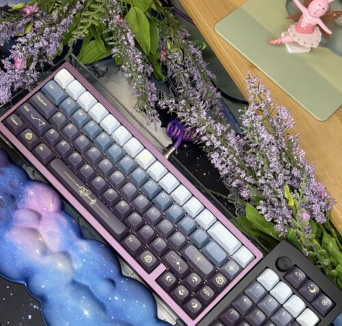 Astro Keys! Star Theme (High End) Lucky65 V2 Weikav Mechanical Keyboard - Image 3