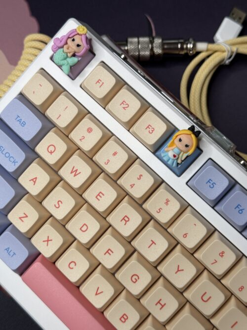 Disney Princess Theme! Aula S99 Mechanical Keyboard Modified - Image 7