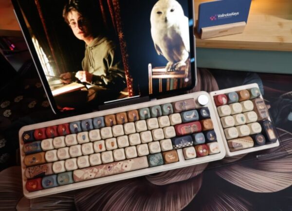 The Owl's Letter Theme Ltd Edition Keycaps! YunziiB68 Mechanical Keyboard Wireless - Image 7