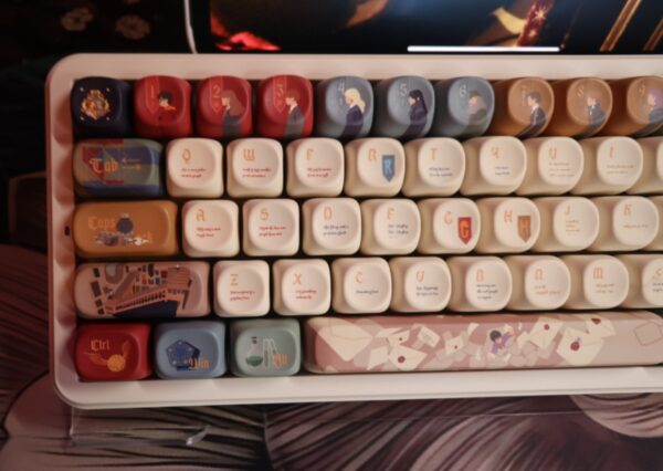 The Owl's Letter Theme Ltd Edition Keycaps! YunziiB68 Mechanical Keyboard Wireless - Image 9