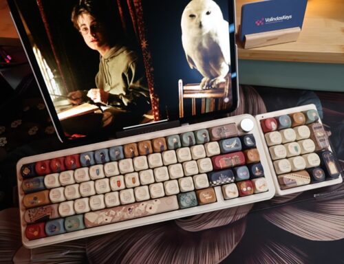 Harry Potter Ltd Edition Keycaps! YunziiB68 Mechanical Keyboard Wireless