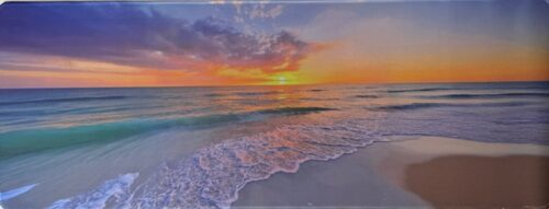 DeskMat - Beach Ocean Scene 12x31