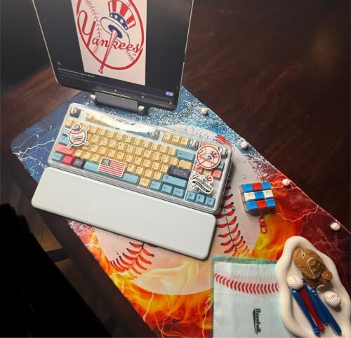 Baseball Theme Desk Set - Mechanical Keyboard - Image 10