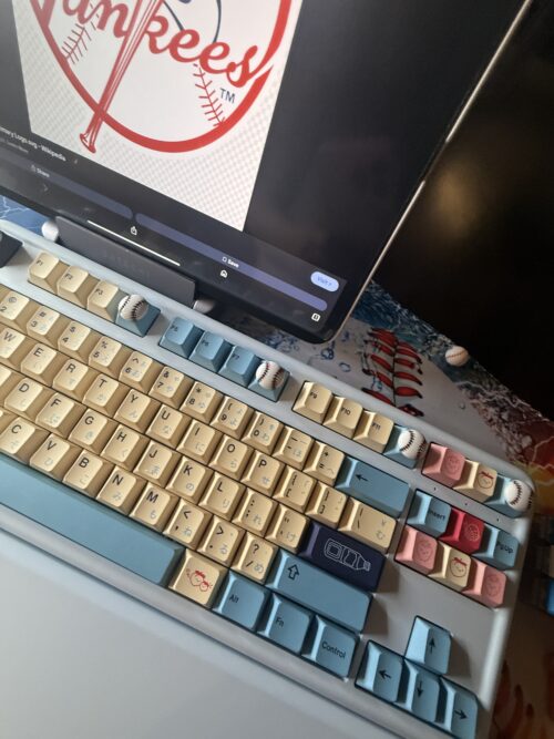 Baseball Theme Desk Set - Mechanical Keyboard - Image 18
