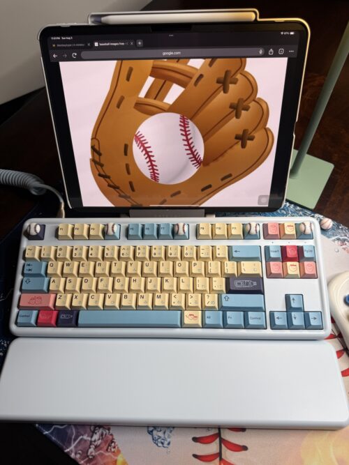 Baseball Theme Desk Set - Mechanical Keyboard - Image 37