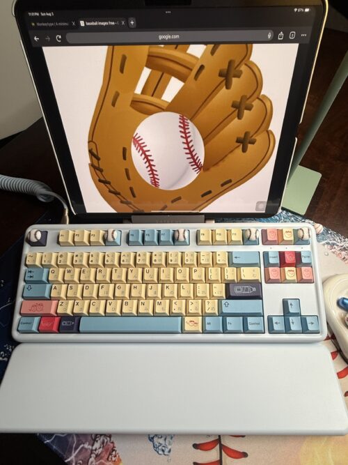 Baseball Theme Desk Set - Mechanical Keyboard - Image 43