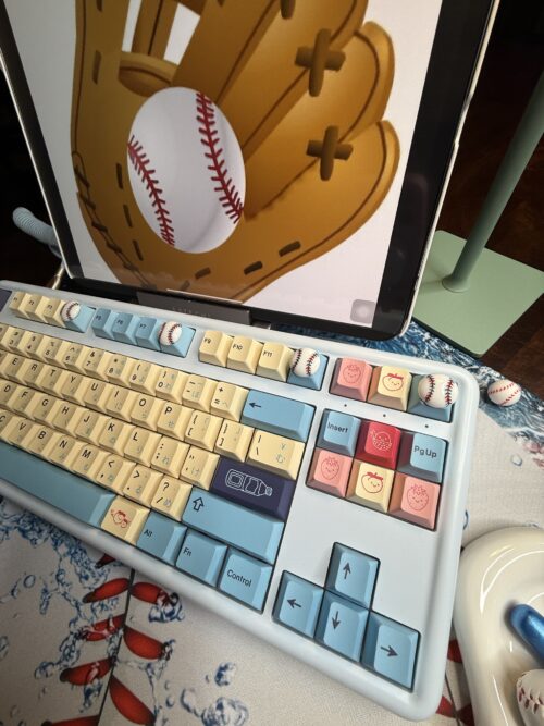 Baseball Theme Desk Set - Mechanical Keyboard - Image 36