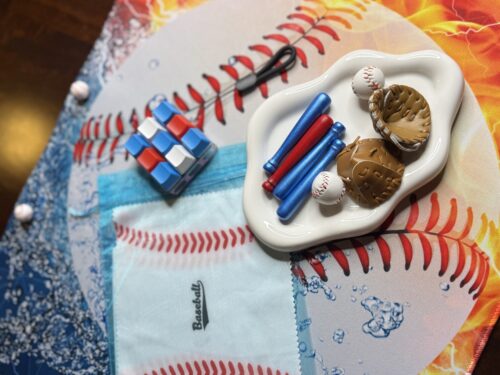 Baseball Theme Desk Set - Mechanical Keyboard - Image 5