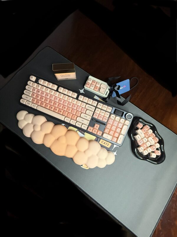 Custom Modified Black Base with -Foundation Artisan Keycaps-Wireless - Image 5