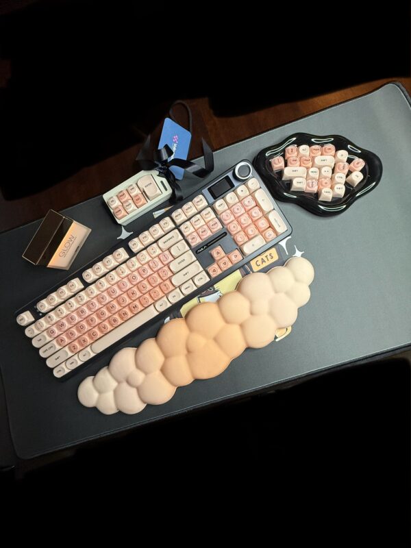 Custom Modified Black Base with -Foundation Artisan Keycaps-Wireless - Image 7
