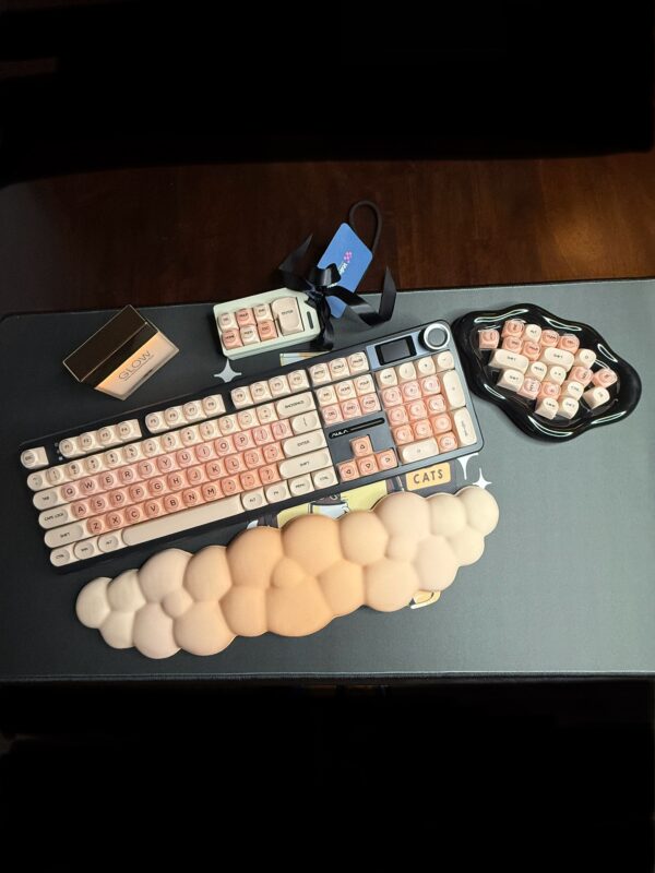 Custom Modified Black Base with -Foundation Artisan Keycaps-Wireless - Image 8