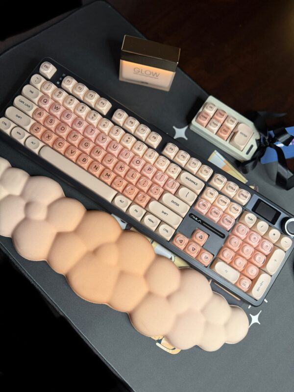 Custom Modified Black Base with -Foundation Artisan Keycaps-Wireless - Image 12
