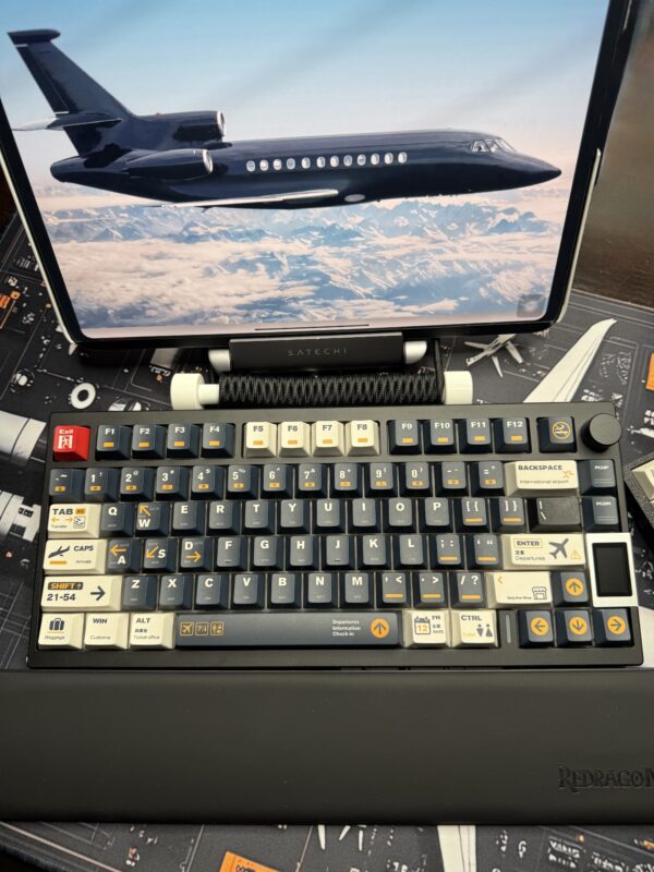 Custom Aviation Edition Mechanical Keyboard Kit | ValindasKeys Hand Built & Themed - Image 4