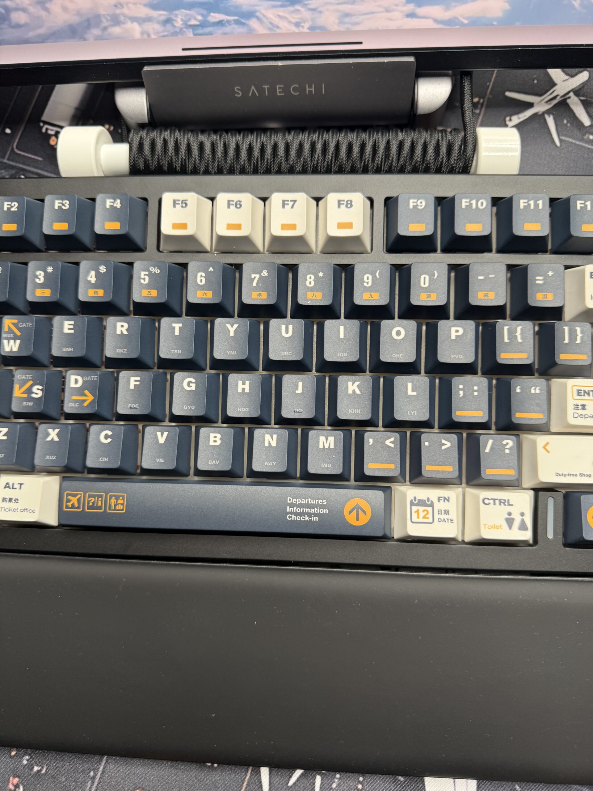 Custom Aviation Edition Mechanical Keyboard Kit | ValindasKeys Hand Built & Themed - Image 10