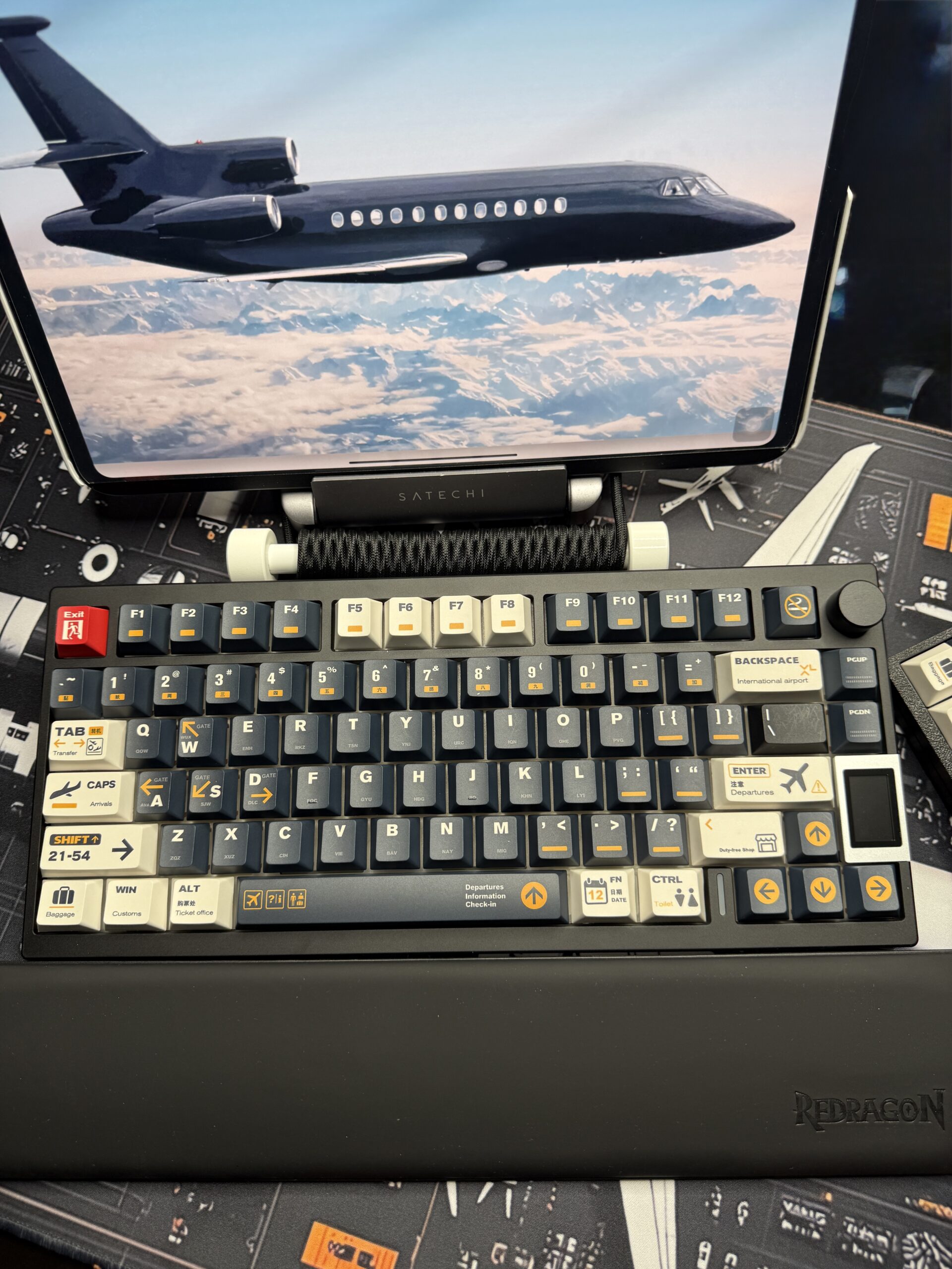 Custom Aviation Edition Mechanical Keyboard Kit | ValindasKeys Hand Built & Themed - Image 5