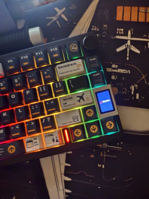 Custom Aviation Edition Mechanical Keyboard Kit | ValindasKeys Hand Built & Themed - Image 16
