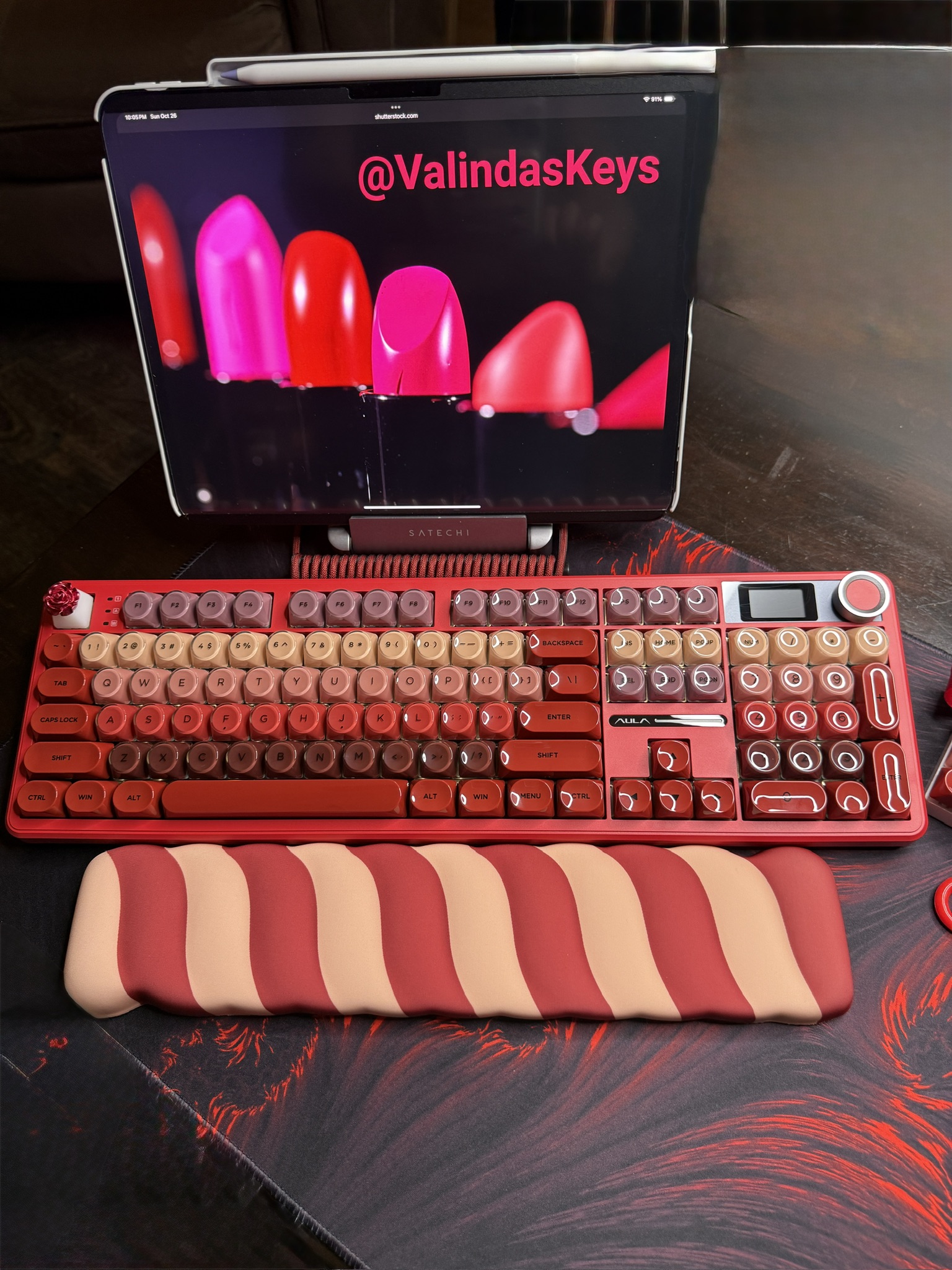 Red Berry Themed Desk Set by ValindasKeys - Image 8