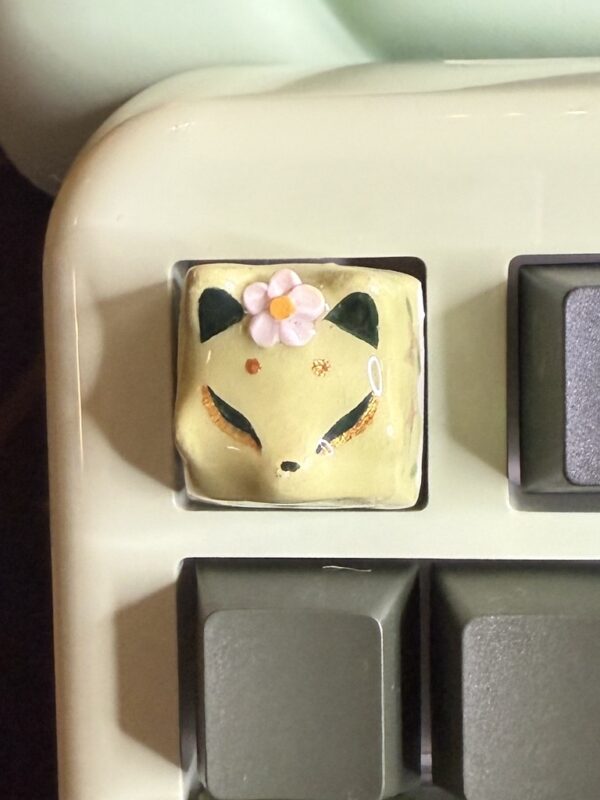 Light Green Ombre Modified Custom 81% Mechanical Keyboard by ValindasKeys - Image 22