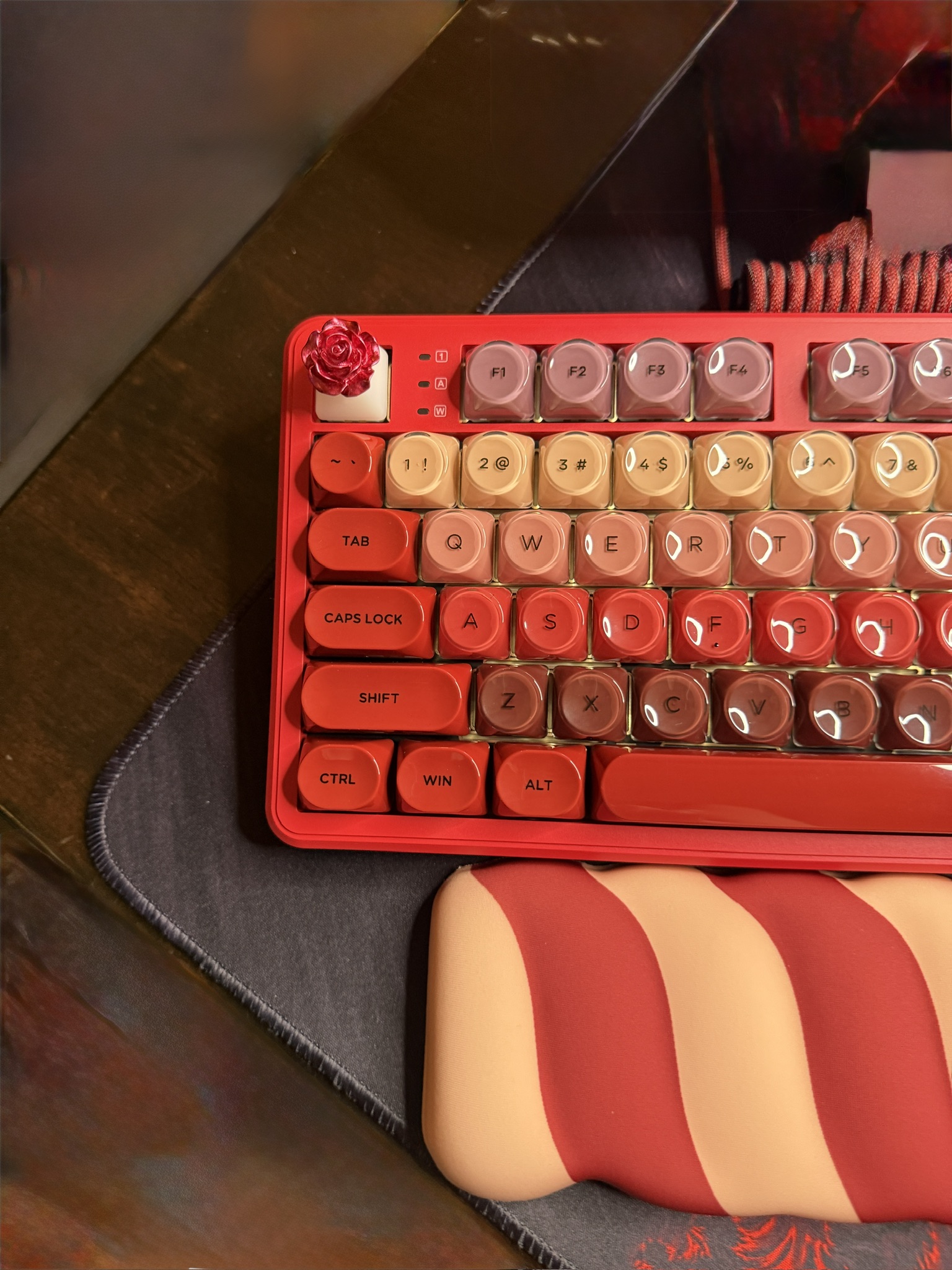 Red Berry Themed Desk Set by ValindasKeys - Image 7