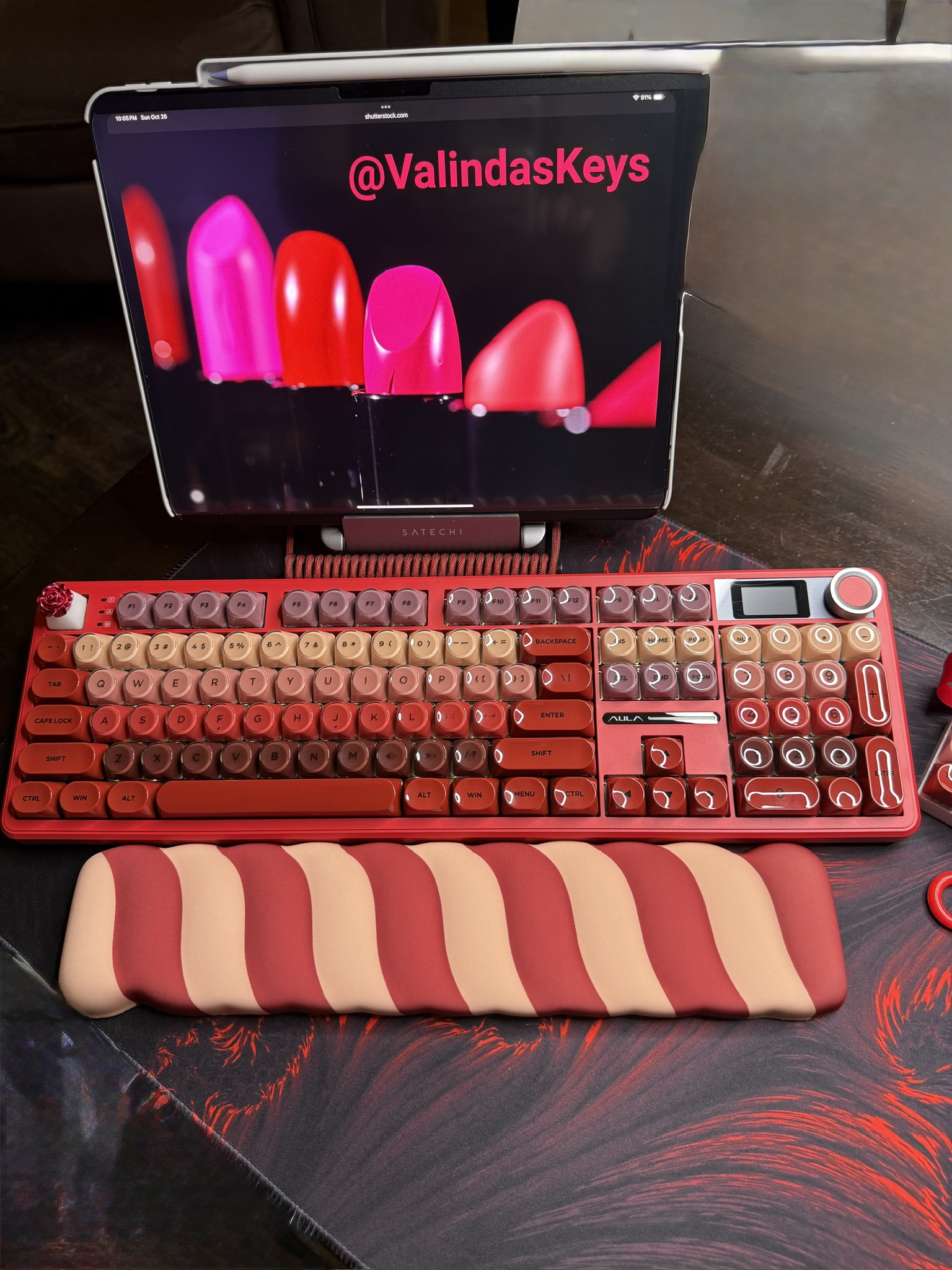 Red Berry Themed Desk Set by ValindasKeys - Image 9
