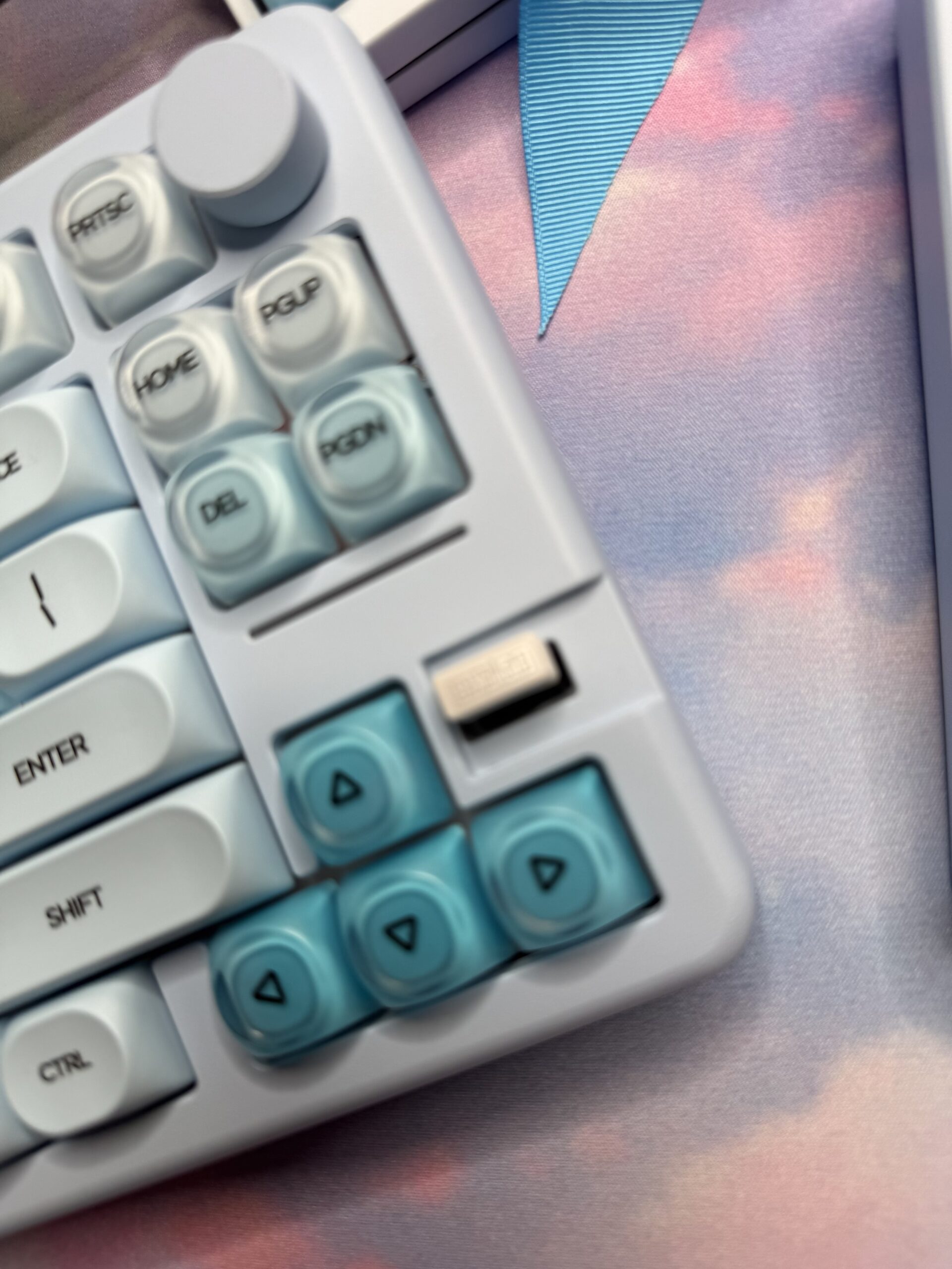 Dreamy Light Blue Perfection - Blue Base Mechanical Keyboard by ValindasKeys - Image 28
