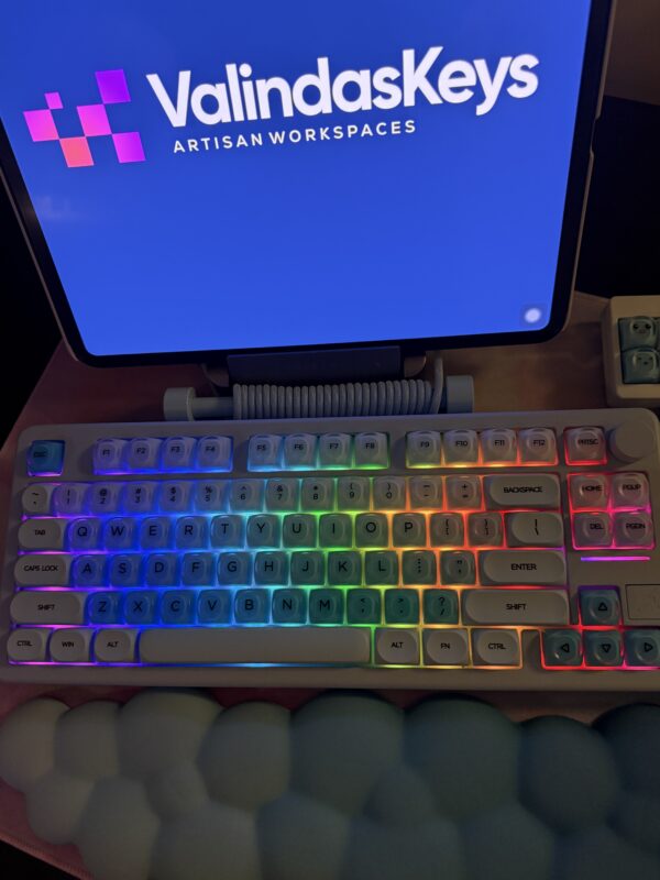Dreamy Light Blue Perfection - Blue Base Mechanical Keyboard by ValindasKeys - Image 31