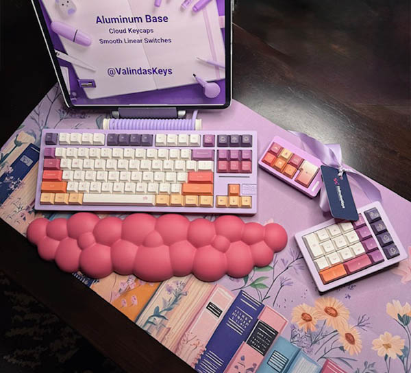 Cloud Purple Theme Wireless Full Set