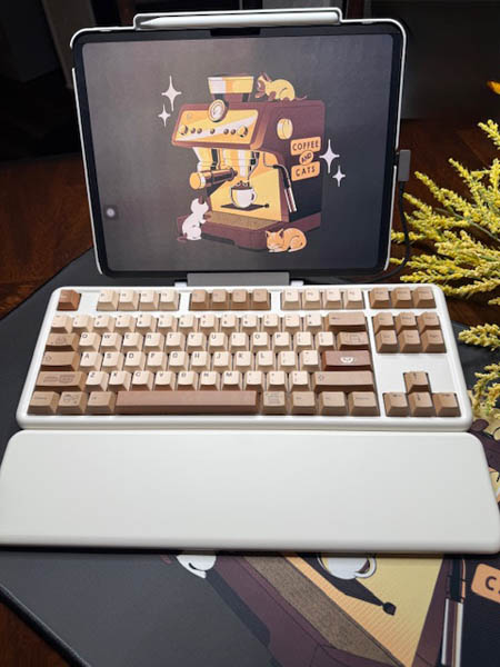 Coffee Theme 87% Keyboard