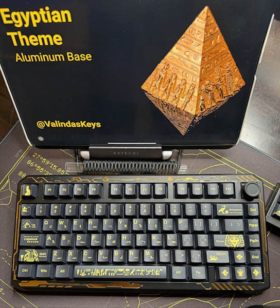Egyptian Theme 75% Keyboard