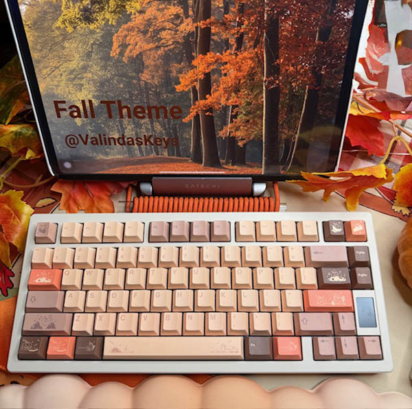 Fall Theme 75% Keyboard