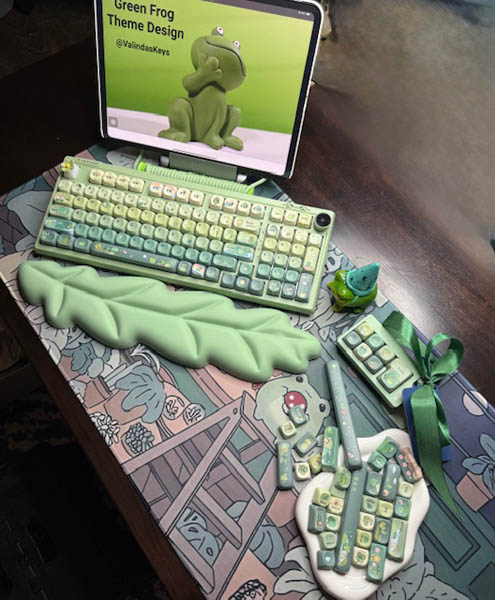 Green Frog Theme Wireless Full Set