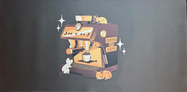 Mango Latte Desk Mat