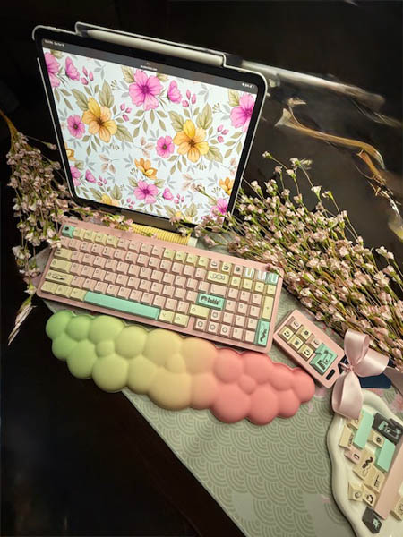 Pastel Wireless Keyboard Full Set