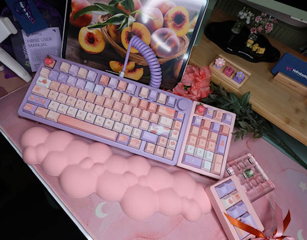 Peach Lavender Theme Wireless Full Set