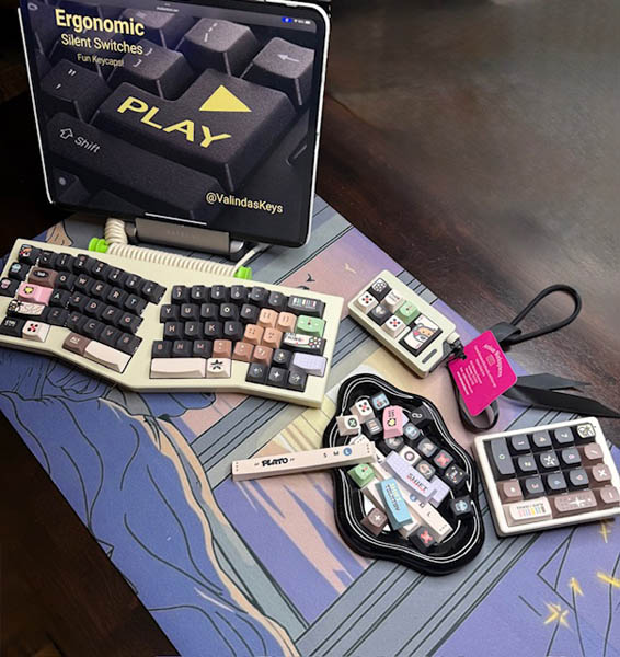 Pleyto Theme Ergonomic Silent Mechanical Full Set