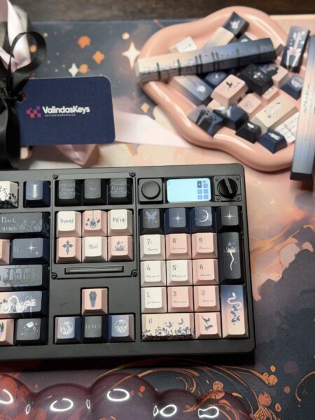 Ode to Pink & Grey Theme Mechanical Keyboard Full Set - Image 10