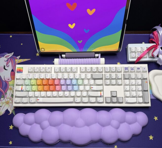 Rainbow Theme 108 Key Mechanical Keyboard Full Set