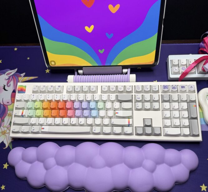 Rainbow Theme 108 Key Mechanical Keyboard Full Set - Image 11