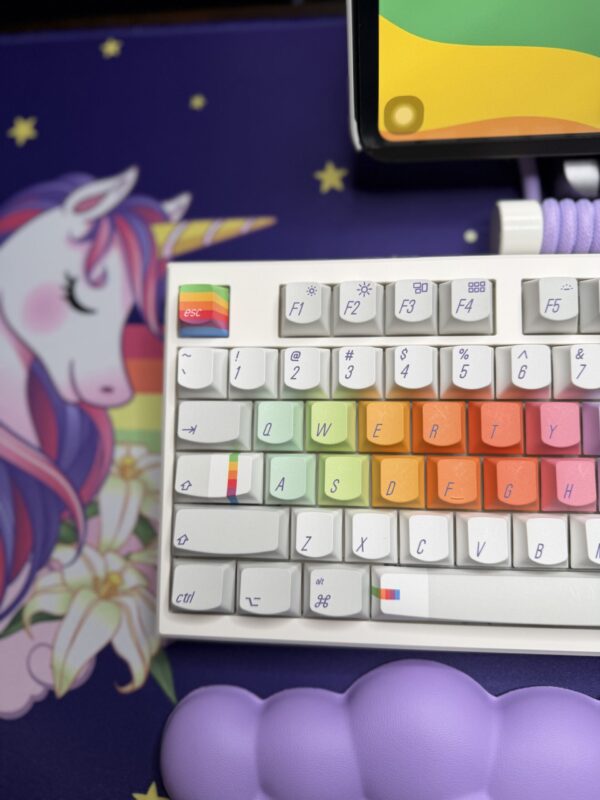 Rainbow Theme 108 Key Mechanical Keyboard Full Set - Image 10