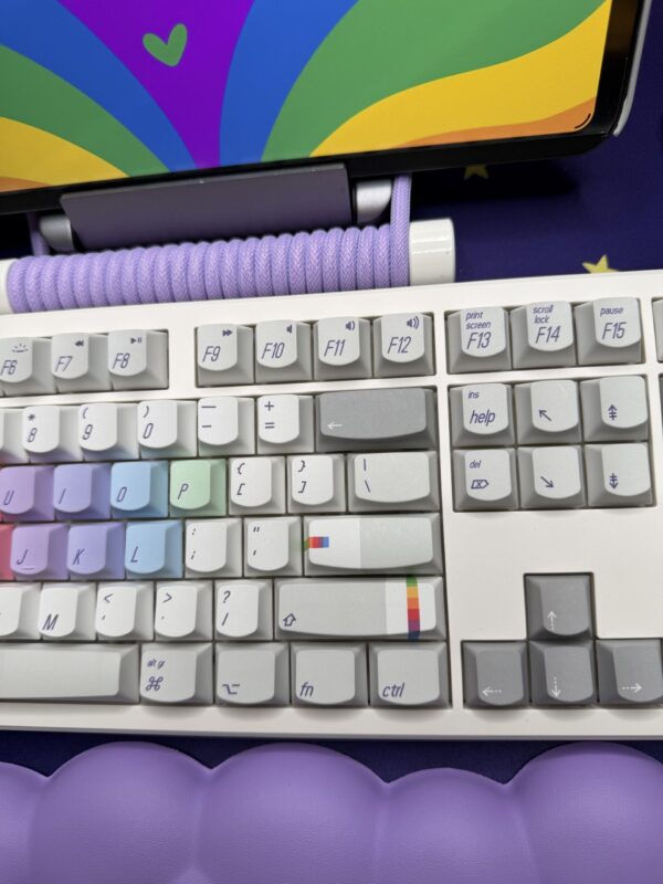 Rainbow Theme 108 Key Mechanical Keyboard Full Set - Image 8