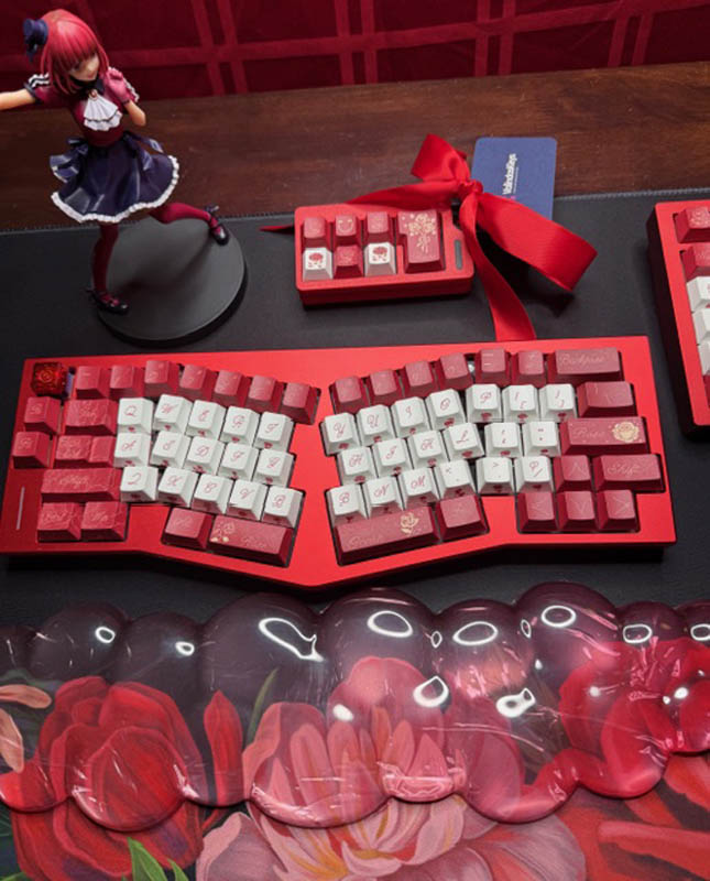 Alice Rose Theme VS5 Mechanical Keyboard Full Set - Image 15