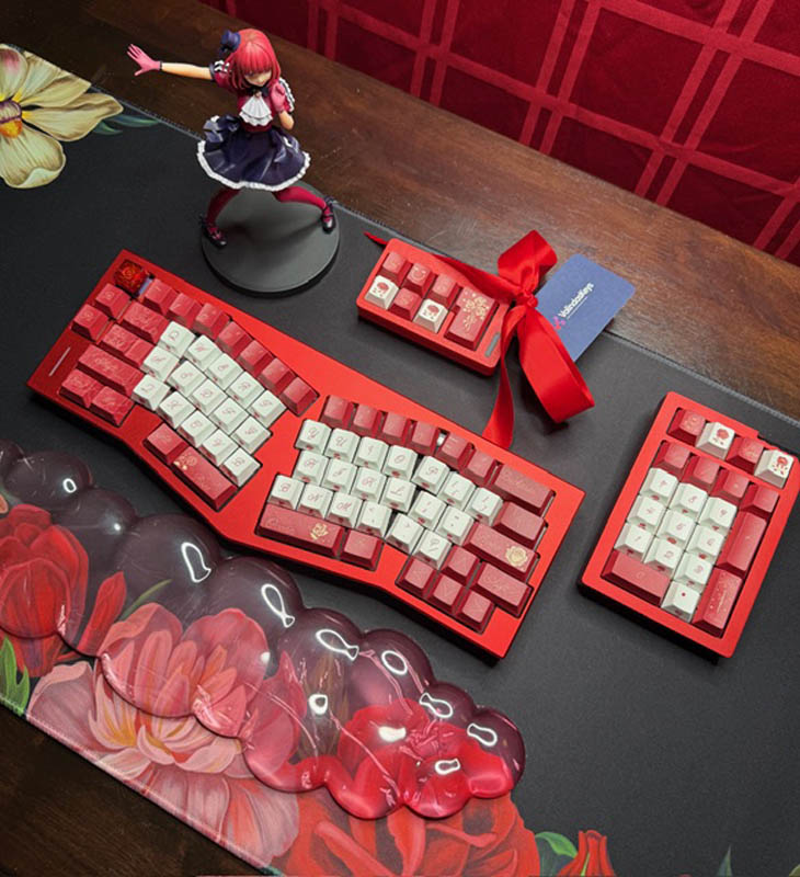 Alice Rose Theme Vs5 Mechanical Keyboard Full Set