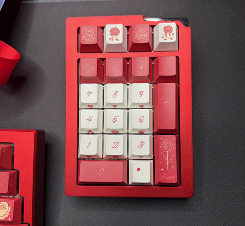 Alice Rose Theme Vs5 Mechanical Keyboard Full Set