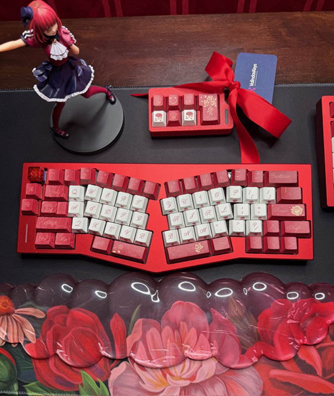 Alice Rose Theme Vs5 Mechanical Keyboard Full Set